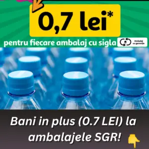 Se dau 0.7 LEI pe fiecare ambalaj reciclat, vezi unde!