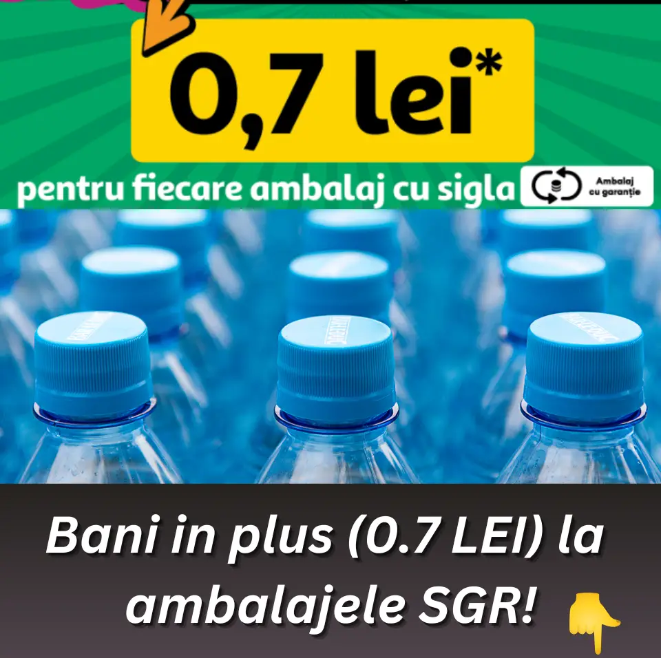 Se dau 0.7 LEI pe fiecare ambalaj reciclat, vezi unde!